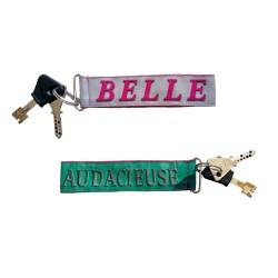 Porte-clés "Belle Audacieuse"