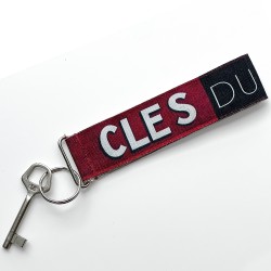 "Clés du Bonheur" Keychain