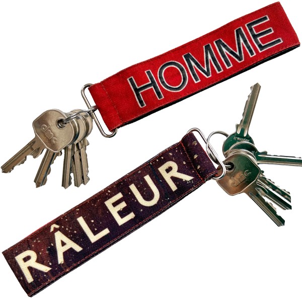 Homme Râleur Keychain