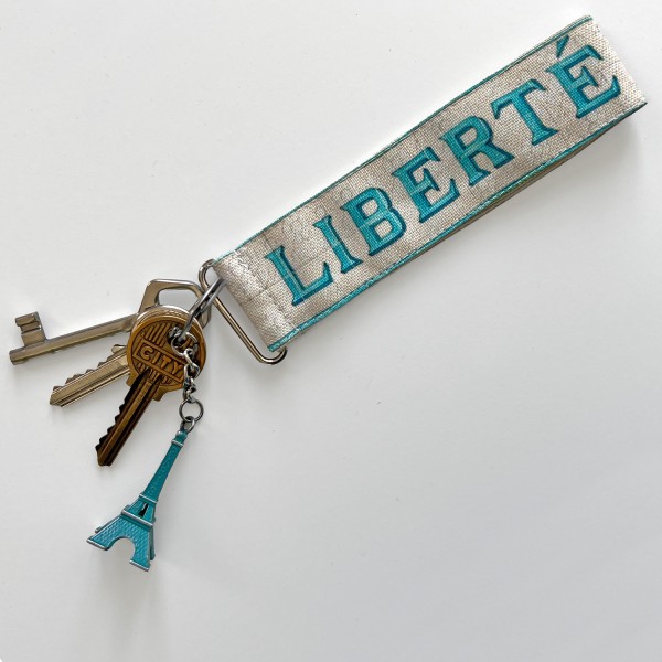 Liberté Toujours Keychain