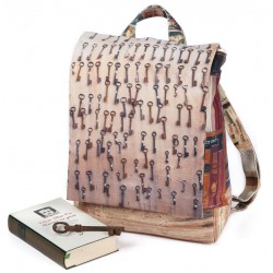 Sac-a-dos-Brocante-Bric-a-brac-Maron-Bouillie-Petits-soldats-clefs-8