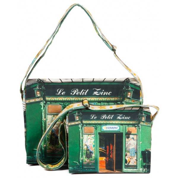 Shoulder-bag-Paris-retro-style-Maron-Bouillie-Restaurant-Le-petit-zinc-SL