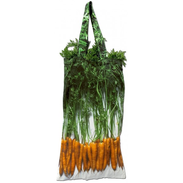 Vegetable bag - Carrots bag with vegetable inside - Maron Bouillie Strolling around the market collection