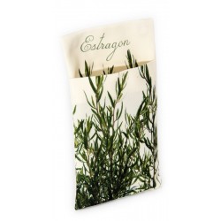 Wall pouch Tarragon - Vegetables Kitchen - Maron Bouillie Paris - made in France 2