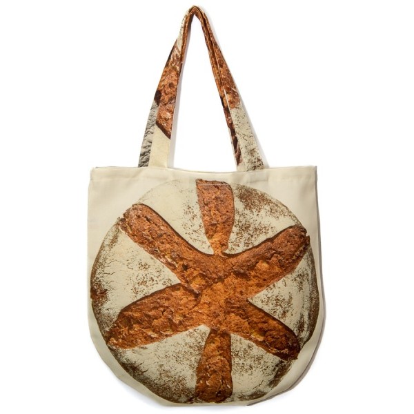 Sac boule de pain Maron Bouillie dos - Sac à pain made in France