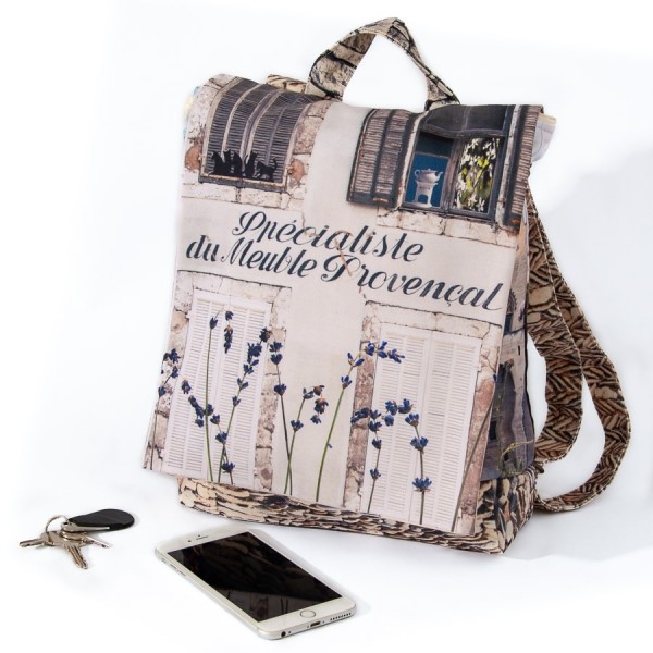 Backpack Provence white