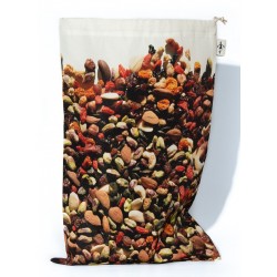 Sac à vrac réutilisable Fruits secs pour courses ou rangement cuisine 2