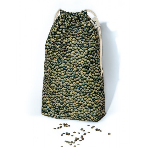 Green lentils Kitchen storage bag eco-friendly