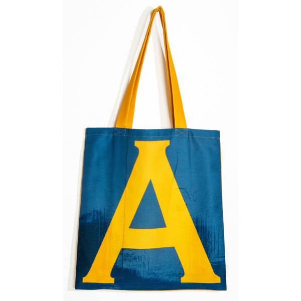 Alphabet letter bag A made in France shopping bag by Maron Bouillie