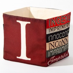 Alphabet letter box I filled with books - Maron Bouillie made in France 2