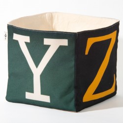 Alphabet letters box WXYZ filled with computer cables - Maron Bouillie made in France 2