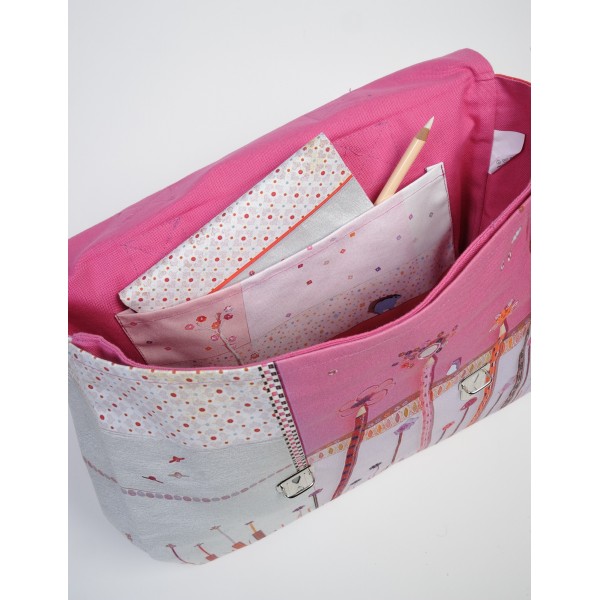 Cartable La Bricole Rose Cartable La Bricole Rose