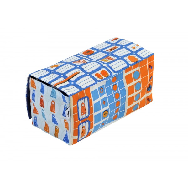 Boite La Bricole Orange et bleu