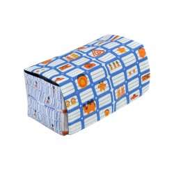 Boite La Bricole Orange et bleu