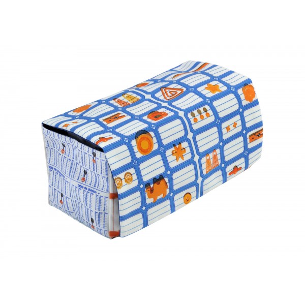 Boite La Bricole Orange et bleu
