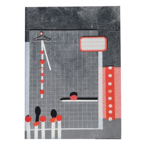 School Note-book Cover La Bricole Slate