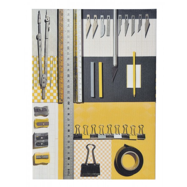 Protège cahier La Bricole Jaune et noir