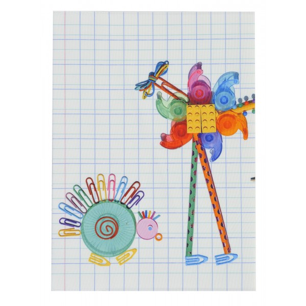 School Note-book Cover La Bricole Multicolored