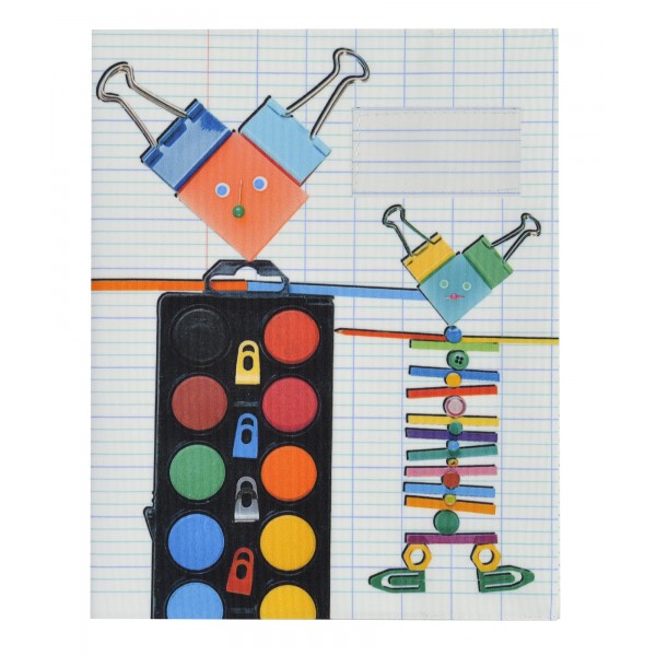 School Note-book Cover La Bricole Multicolored