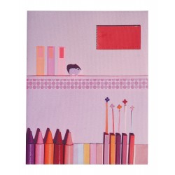 Protège cahier La Bricole Rose 2