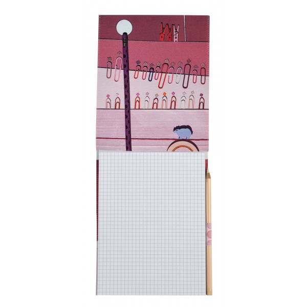 Housse de Bloc note La Bricole Rose Housse de Bloc note La Bricole Rose
