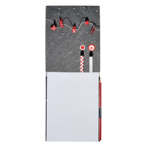 Housse de Bloc note La Bricole Ardoise Housse de Bloc note La Bricole Ardoise