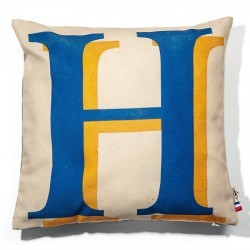 Housse de coussin H