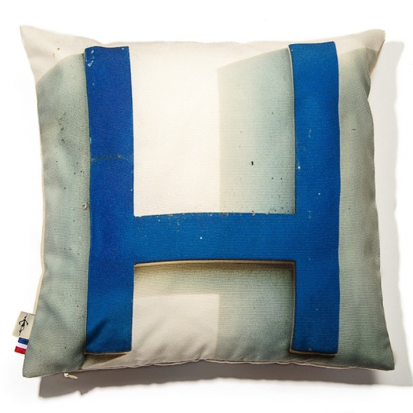 Housse de coussin H