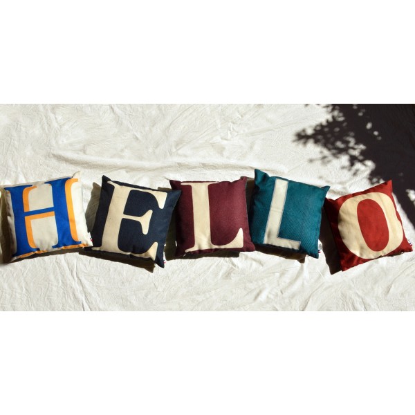 Cushion cover Hello Cushion cover Hello