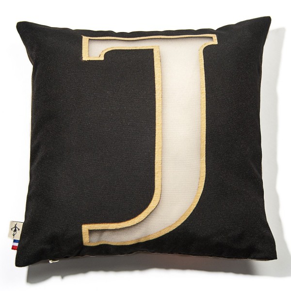 Housse de coussin J Housse de coussin J