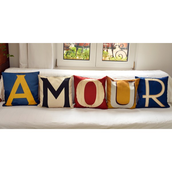 Housse de coussin Amour Housse de coussin Amour