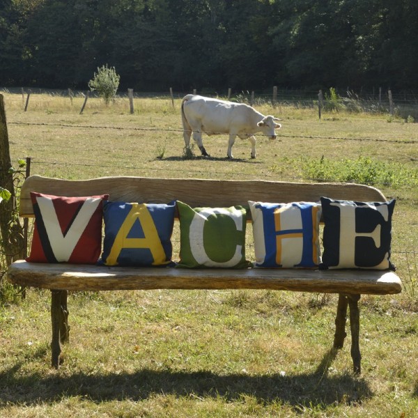 Housse de coussin VACHE Housse de coussin VACHE