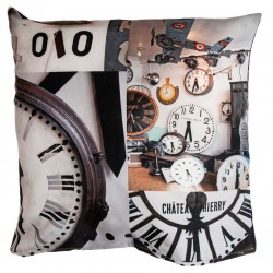 Zut ! Cushion cover - Paris retro style collection - Maron Bouillie Paris made in France 2