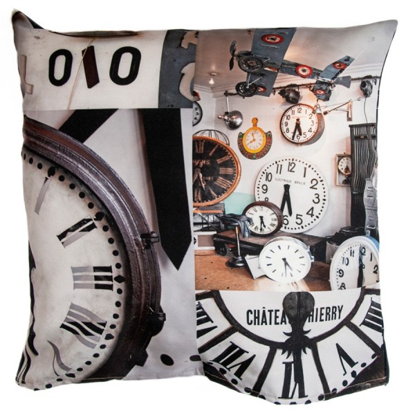 Zut ! Cushion cover - Paris retro style collection - Maron Bouillie Paris made in France