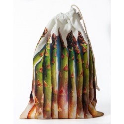 Sac à vrac Asperges - Sac à légumes pour la cuisine Maron Bouillie made in France 2