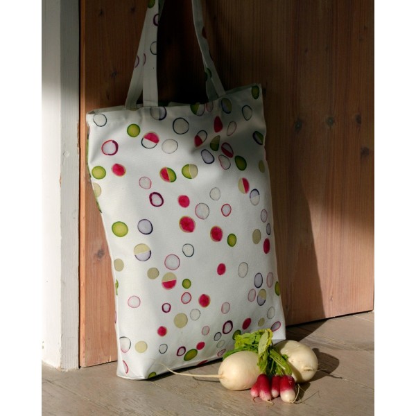 Graphic Vegetable tote bag Radish - made in France - Maron Bouillie Paris