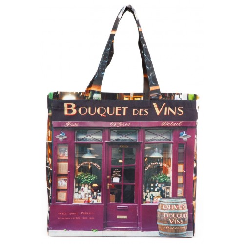 Bag-Paris-retro-style-Maron-Bouillie-Bouquet-des-vins-front