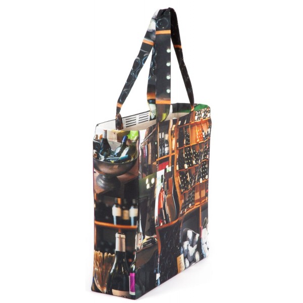 Bag-Paris-retro-style-Maron-Bouillie-Bouquet-des-vins-back-side