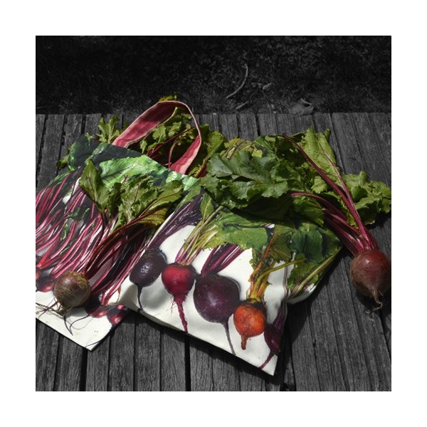 Maron Bouillie beetroot bags - Made in France shopping bags - Fabric vegetable bags Maron Bouillie beetroot bags - Made in France shopping bags - Fabric vegetable bags