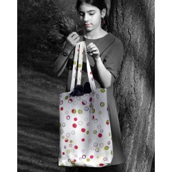 Graphic Vegetable tote bag Radish - made in France - Maron Bouillie Paris 2