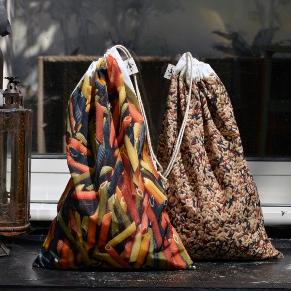 Sacs à vrac Riz et Pâtes - Sacs alimentaire de rangement pour la cuisine Sacs à vrac Riz et Pâtes - Sacs alimentaire de rangement pour la cuisine