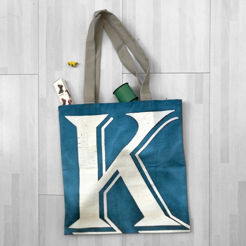 K initial bag by Maron Bouillie - Original birthday gift idea for women, made in France