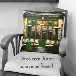 Paris Cushion cover café...