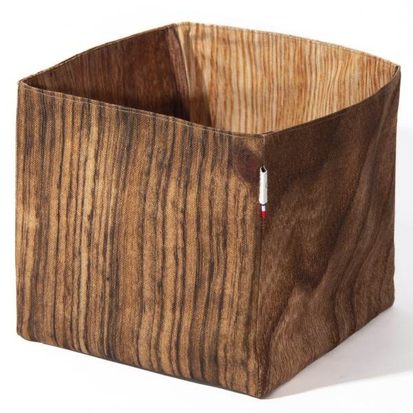 wooden storage box with trompe l’oeil print from Maron Bouillie made in France wooden storage box with trompe l’oeil print from Maron Bouillie made in France