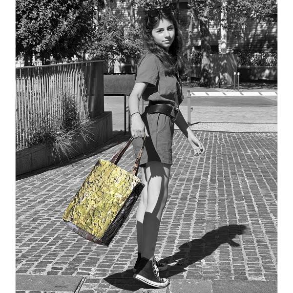 Wood daily bag – Bark parade - MARON BOUILLIE - made in France sustainable bag Wood daily bag – Bark parade - MARON BOUILLIE - made in France sustainable bag