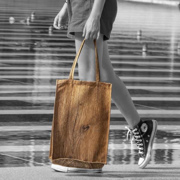 Wood daily bag – New Wood - MARON BOUILLIE - made in France sustainable bag