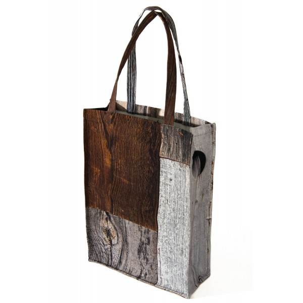 Sac bois vieilli "passage du temps" - MARON BOUILLIE - éco-produits made in France Sac bois vieilli "passage du temps" - MARON BOUILLIE - éco-produits made in France