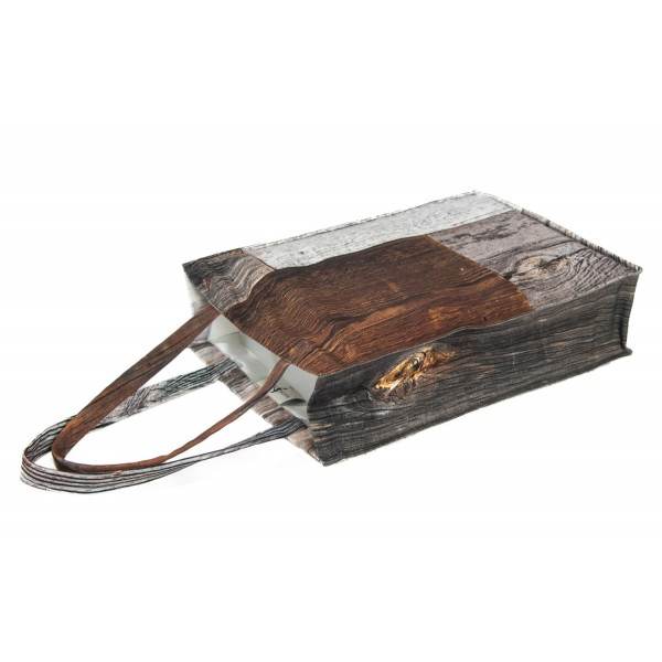 Sac bois vieilli "passage du temps" - MARON BOUILLIE - éco-produits made in France Sac bois vieilli "passage du temps" - MARON BOUILLIE - éco-produits made in France