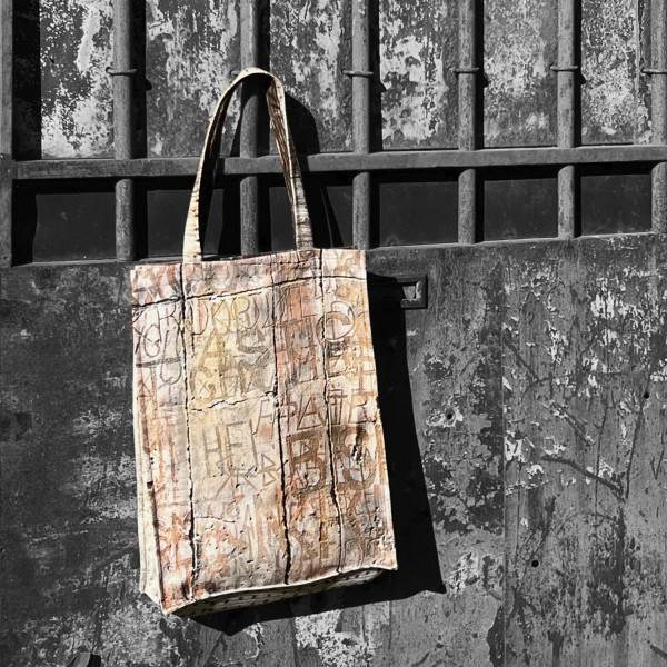 Old Wood daily bag  - MARON BOUILLIE - made in France sustainable bag