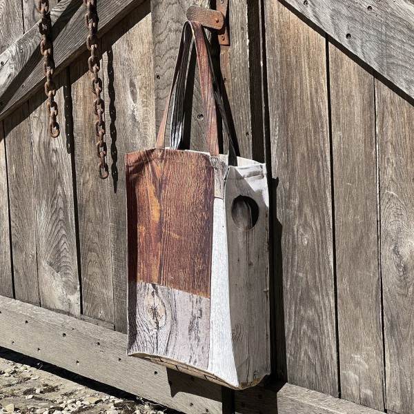 Sac bois vieilli "passage du temps" - MARON BOUILLIE - éco-produits made in France Sac bois vieilli "passage du temps" - MARON BOUILLIE - éco-produits made in France